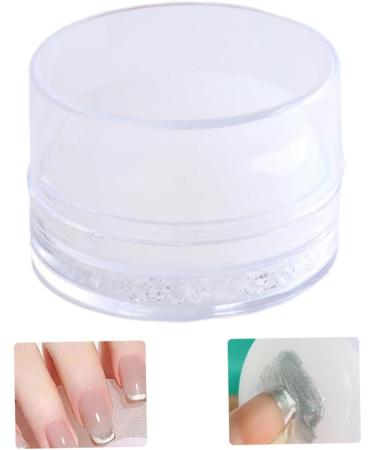 Nail Art Stamper Silicone Manicure Jelly Stamping Head Nail Supply Tools 4.2cm White nail art stamper - Buy Online on GoSupps.com