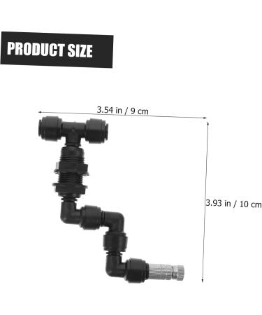 BCOATH 2pcs Reptile Tank Spray Head Reptichip Universal Tools Landscape Spray Nozzle Adjustable Garden Irrigation Nozzle Reptile Mister Automatic Tank Watering Tool Garden Spray Head Pet 10X9X2CMx2pcs Blackx2pcs - Buy Online on GoSupps.com