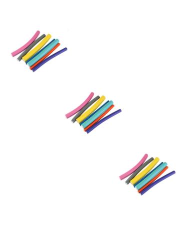 FOMIYES 126 Pcs Foam Curlers for Hair - Hair Roller Curling Rods Hair Curling Sponge Hair Curler 1 count (Pack of 1) As Shownx3pcs