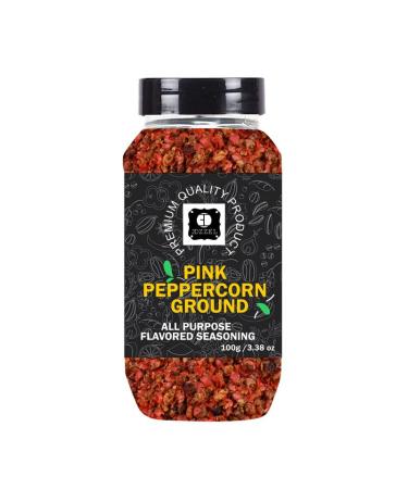 EDZZEL EDZZEL Premium Quality Ground Indian Pink Peppercorns 100g Tin (Pack of 1)