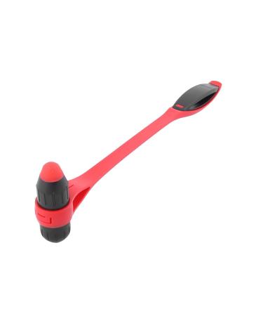 sourcing map Health Care Tool Plastic Shoulder Body Stress Massage Hammer Red Black DE de