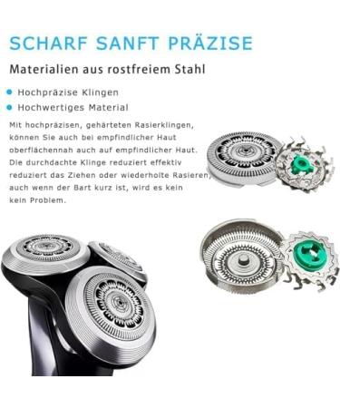 SH60/72 Replacement Shake Head for Philips Series 6000 - Compatible Blades for S6810 S6850 S6880 Rasors - Buy Online on GoSupps.com