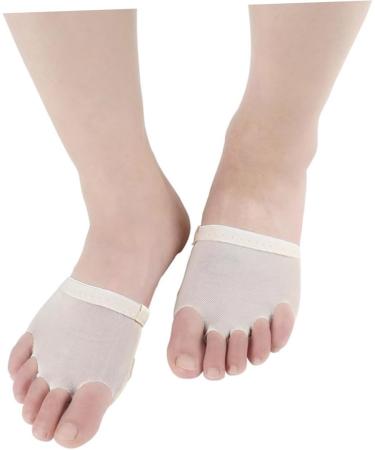 FRCOLOR Forefoot Pads - 2 Pairs Ballet Toe Protectors & Dance Socks for Comfort & Support - Buy Online on GoSupps.com