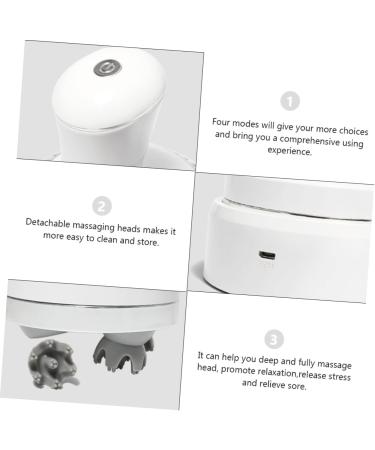 Partykindom Rechargeable Neck & Calf Massage Device - Multifunctional Remote Control Tool for Scalp & Head Scratches | International Shipping Available - Buy Online on GoSupps.com