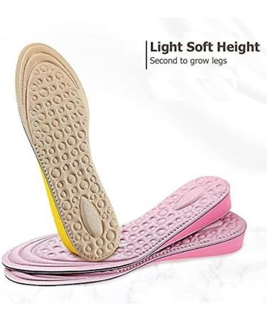 YTYZC Women Light Height Increased Insoles 1.5cm Beige - EU 39-40 (245MM) - Buy Online on GoSupps.com