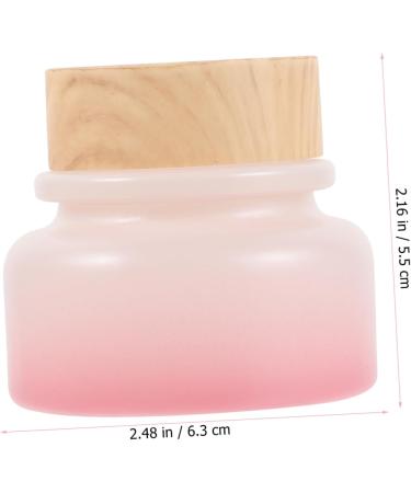 FOMIYES Cream Terrarium Lotion Container Cosmetic Containers with Lids Cosmetic Jar Sample Jars Small Jars with Lids Body Scrub Containers Makeup Container Travel Frosted Glass Plastic 6.3x6.3cm As Shown - Buy Online on GoSupps.com