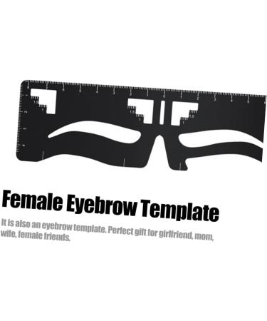 PLAFOPE Eyebrow Marker Eyebrow Design Eyebrow Card Resuable Brow Stencil Brow Mapping Ruler Eyebrows Shaper Balance Gold - Buy Online on GoSupps.com