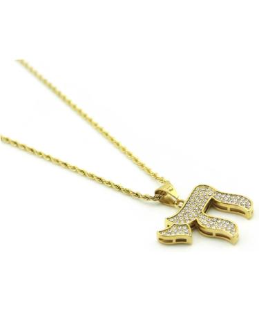 TOPPERFUN Men's Necklaces Chai Symbol Necklace Women Necklace Charm Chain Necklace European and American Miss - Buy Online on GoSupps.com