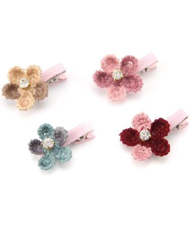 10Pcs Pet Hair Clips - Cute Floral Pet Hairpin Dog Cat Puppy Hair Accessories Pet Grooming Clips Dog Flower Clips - Buy Online on GoSupps.com