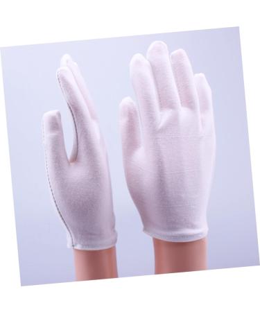 FRCOLOR 18 Pairs Jewelry Inspection Gloves Eczema Gloves Hydrating Gloves Working Gloves for Women Spa Gloves Extra Large Inspection Gloves Exam Gloves Safety Work Gloves White Hand - Buy Online on GoSupps.com