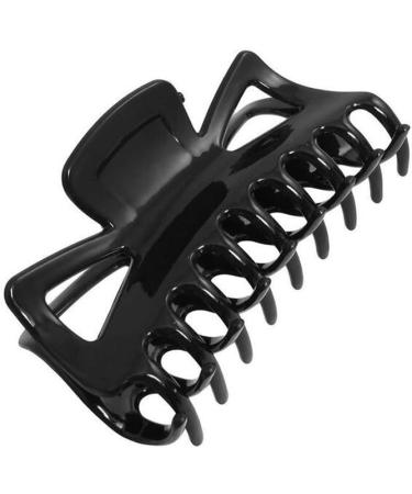 2PCS Extra Large 4.3 Inch Length Bathing Hairpin Black Grip Clips Resin Plastic Head Ornaments Gripper Minimalist Headgear Clamps for Fixed Long Hair Ponytail - Buy Online on GoSupps.com