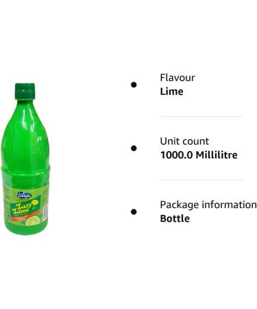 Lazy Lime Finest Lime Juice 1 Litre - Buy Online on GoSupps.com