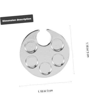 2 pi ces Palette de Manucure Anneau Nail Art Plateau de M lange Couleur Vernis Ongles Portable Cr atif pour Salon et DIY - Buy Online on GoSupps.com