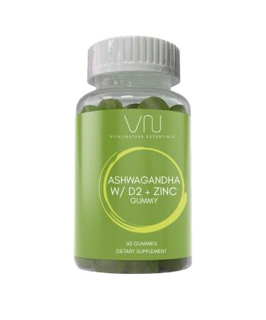 VitaliNatura Essentials Ashwagandha with D2 + Zinc Gummies