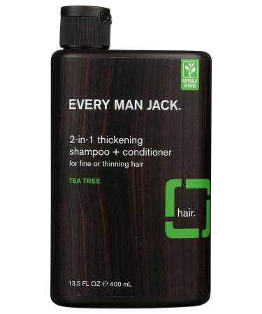 Every Man Jack 2-in-1 Thickening Shampoo Tea Tree -- 13.5 fl oz by Every Man Jack