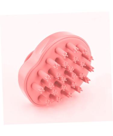 Fomiyes Silicone Scalp Massage Brush - Head Cleaning Tool for At-Home Massage 9.5x7cm Pink - Buy Online on GoSupps.com