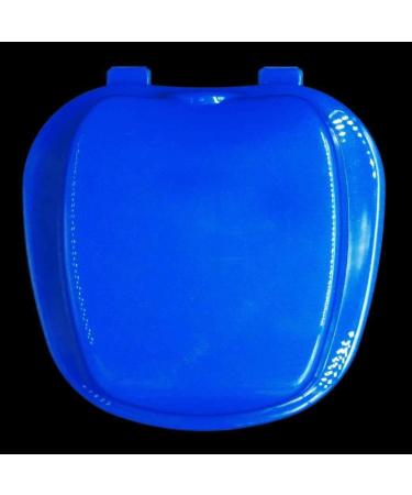 Denture Box Case Riforla Dental False Teeth Storage Container with Hanging Net, Dark Blue - Buy Online on GoSupps.com