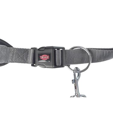 Trixie Jogging Line for Dogs with Belly Belt M-L | 1.20-1.50m | Ideal Leash for Medium to Large Dogs | Grafit/Black - Perfect for Active Dog Owners - Buy Online on GoSupps.com