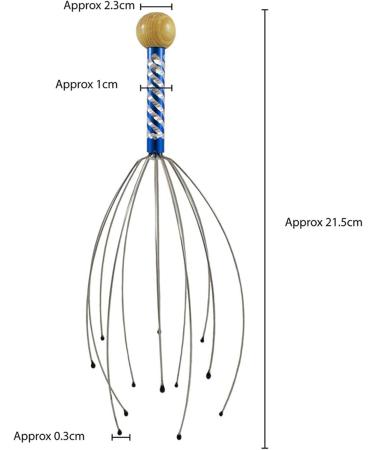 Fivetwofive 2X Head Massage Spider Masseur - Relaxation Therapy & Stress Relief | International Shipping Available - Buy Online on GoSupps.com