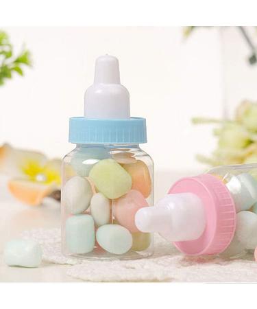 Tiptop Home Baby Show Candy Bottle  12pcs Fillable Mini Baby Candy Bottle Gift Box for Baby Shower Favors. - Buy Online on GoSupps.com