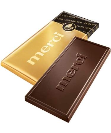  merci merci Precious Bitter Table Chocolate (15 x 100 g) / 4 small thin pouches - Buy Online on GoSupps.com