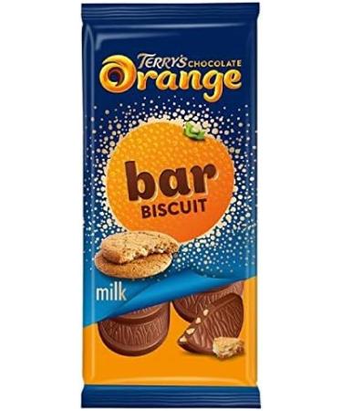 Terry s Chocolate Orange Crunchy Biscuit Bar 90g x 4 Includes 1 Sealing Bag Clip - Buy Online on GoSupps.com