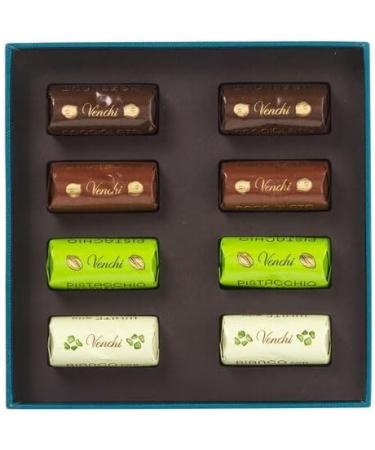 Venchi - Murrine Collection - Blue box with assortment of Mini ingots 117 g - with Piedmont Hazelnuts PGI - Gluten free - Gift idea - Buy Online on GoSupps.com