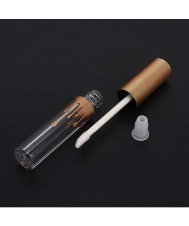 SAXOJONON Clear lip gloss organizer with leak-proof cap ABS matte gold cap water droplet pattern 5 ml - Buy Online on GoSupps.com