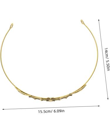 FOMIYES Bat Crown Headdress Halloween Costume Halloween Headbands Bat Wing Headband Cosplay Headband for Halloween Bat Hair Hoops Halloween Party Hair Decorations Photo Props Zinc Alloy 15.50X14.00X1.50CM Golden - Buy Online on GoSupps.com