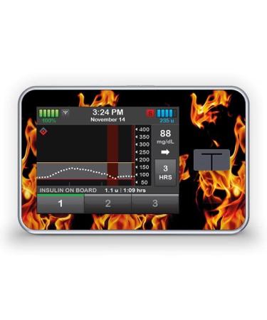 Diasticker | Tandem t:slim X2 Sticker/Decal - Flames