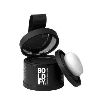 BOLDIFY Poudre de Racine de Cheveux (Noir) Retouche Racines Instantan e Camoufle Cheveux Gris R sultat Naturel 4g Noir 4 g (Lot de 1)
