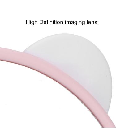 Cat Ear Makeup Mirror with Adjustable Stand - Pink | Vanity Mirror with Jewelry Storage for Home & Salon - Buy Online on GoSupps.com