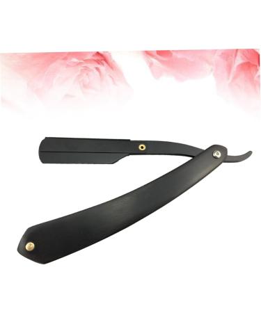 Fomiyes Men's Razor - Portable Wooden Handle Barber Razor | High-Quality Metal Manual Hair Removal Tool - Buy Online on GoSupps.com