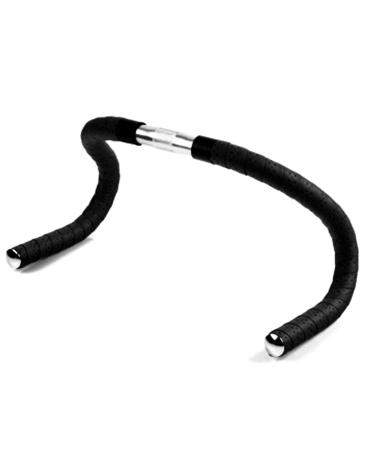 Vinqliq Retro PU Leather Handlebar Grip Wraps Bar Tapes - Black (with Breath Holes) - Buy Online on GoSupps.com