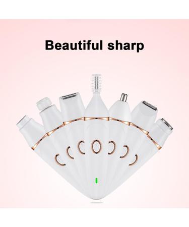 DSOUWEH 7-in-1 Women's Electric Razor - Smooth Skin Facial Depilator for All Body Parts | International Shipping - Buy Online on GoSupps.com