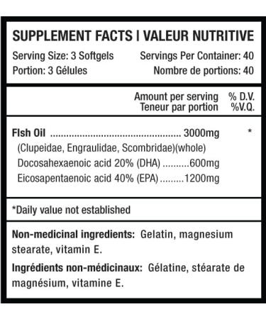 Predator Labs Omega 3+ 120 gels 1000mg - Enhance cognitive health Enhance mood balance and Cardiovascular Support - Supports Brain Function Emotional Well-Being and Heart Health - Buy Online on GoSupps.com