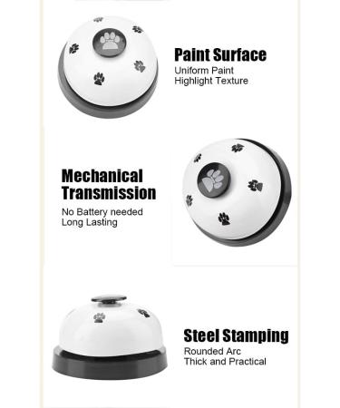 Smandy Dog Door Bell - Training Bells for Pets & Puppies | Communicate Cleanliness & Potty Training | White - Buy Online on GoSupps.com