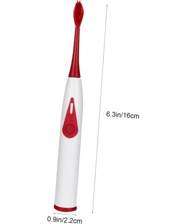Ultechnovo Waterproof Electric Toothbrush Set - Oral Hygiene & Teeth Whitening - 1 Pack Red - Buy Online on GoSupps.com