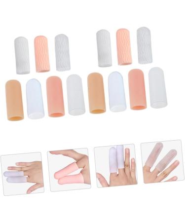 Buy NOLITOY Silicone Finger Cots - 7 Pairs of Anti-Cut Finger Protectors for Gaming Crafting and Guitar Playing - Buy Online on GoSupps.com