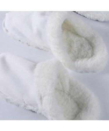 BESTOYARD Women's Fluffy Clog Slippers - Comfortable Wool Insoles for Sandals & Shoes - Slip-On Panel Inserts in White - Buy Online on GoSupps.com