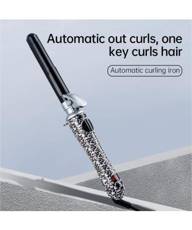 Dual-Purpose Electric Curling Stick - 1 Inch | Straight & Curly Hair Tool for Home Office & Travel - Available in Leopard Print & More - Buy Online on GoSupps.com