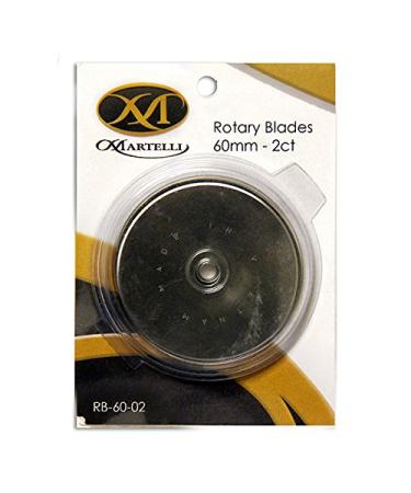 Martelli Replacement Blades for 60mm Rotary Cutters (2)