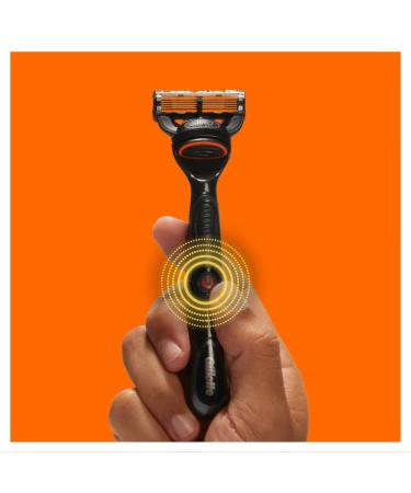 Gillette Fusion5 Power Men's Shaver - Anti-Friction Blades for 20 Shaves - 1 Refill - International Shipping Available - Buy Online on GoSupps.com