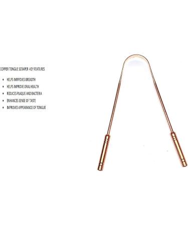 Buy Copper Tongue Cleaner - Effective Bad Breath Treatment for Adults & Kids | Oral Care & Hygiene (4 Pack) - Buy Online on GoSupps.com