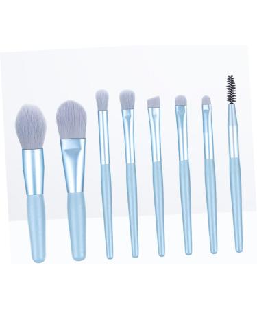 Baluue 8pcs Powder Brush Face Makeup Brushes Makeup Face Cosmetics Brush Kit Cosmetic Face Blue - Buy Online on GoSupps.com