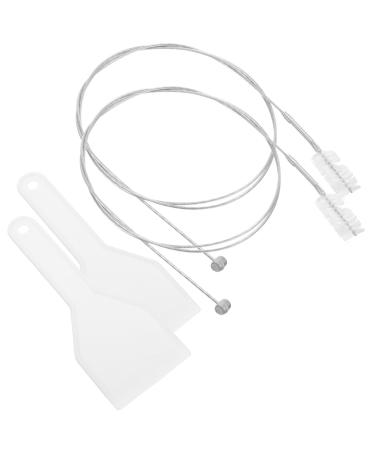 Alipis 1 Set Deicing Shovel Clog Remover Refrigerator Clog Remover Refrigerator Hole Fridge Drain Hole Cleaner Water Universal Stainless Steel Cleaning Tool