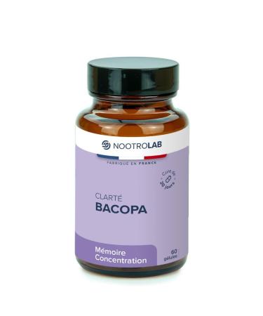 Bacopa Monnieri Cure de 20 jours -1125 mg - M moire Concentration & Clart Mentale Soutien Cognitif Naturel 60 G lules V g tales Nootrolab - Cure de 20 jours