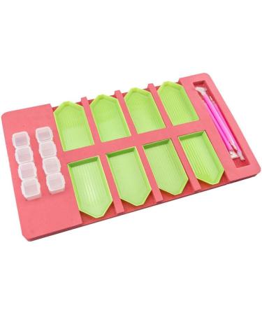 HXYQMMY Diamond Painting Accessories Tray Organizer - 8 Slots Multi-Boat Holder for Square Bead Storage Containers - Ideal Craft Tool Kit for Adults - Buy Online on GoSupps.com