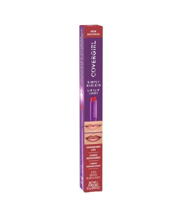 COVERGIRL Simply Ageless Lip Flip Liner in Brave Burgundy - 1 Pack - Buy Online on GoSupps.com