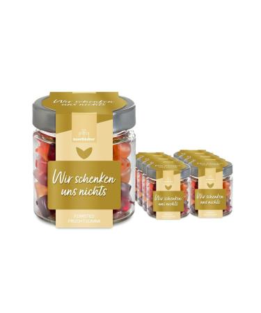 naschlabor We do not offer fruit candy in a 120g gift jar | Cute little gift | Gift for Christmas Birthday Easter | Funny gift | For anyone who wants nothing